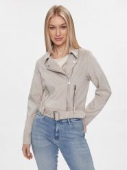 Guess Kurtka przejściowa Celeste W4RL10 WFWQ0 Szary Regular Fit. Szare kurtki Guess, xl, z aplikacjami, z syntetyku, bez kaptura. Za 459.99 zł.