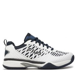 Buty do tenisa Fila. Białe buty treningowe Fila, bez wzorów, bez zapięcia, tenisowe. Za 359.99 zł.