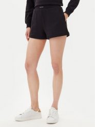 Calvin Klein Jeans Szorty sportowe Placed Institutional J20J225525 Czarny Regular Fit. Czarne szorty sportowe Calvin Klein Jeans, bez wzorów, z bawełny. Za 219.99 zł.