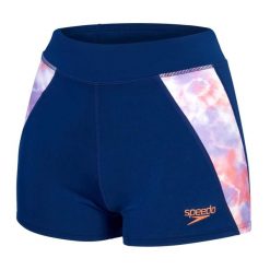 Szorty spodenki damskie Speedo Pnl Prt. Brązowe szorty Speedo, bez wzorów, z lycry. Za 277.09 zł.