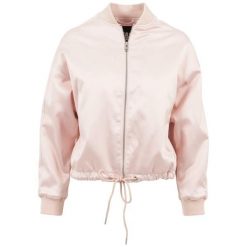 Parka dla kobiet Urban Classic satin kimono. Czerwone płaszcze Urban Classics, na zimę, bez wzorów, bez kaptura. Za 338.00 zł.