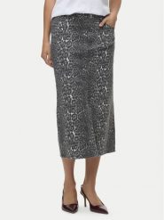 Vero Moda Spódnica jeansowa Veri 10336316 Szary Regular Fit. Szare spódnice Vero Moda, xs, bez wzorów, z bawełny. Za 229.99 zł.