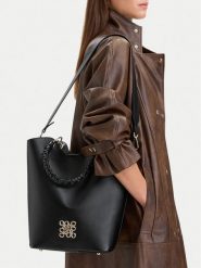 Nine West Torebka EO-HIDDEN CHARM-LDA9444 Czarny. Czarne torebki klasyczne Nine West, bez wzorów, ze skóry, bez dodatków. Za 299.99 zł.