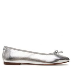 Baleriny Geox. Szare baleriny Geox, bez wzorów, bez obcasa, bez zapięcia. Za 339.99 zł.