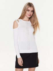 Liu Jo Sport Bluzka TA3056 MS49I Biały Slim Fit. Białe t-shirty sportowe Liu Jo Sport, xs, bez wzorów, z wiskozy, bez ramiączek. Za 769.99 zł.