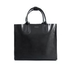 Torebka typu TOTE FL31 BELVIANA czarna. Czarne torebki klasyczne Solier, bez wzorów, ze skóry, bez dodatków. Za 269.00 zł.