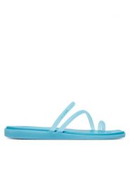 Crocs Japonki Miami Frosted Toe Loop 211253 Niebieski. Niebieskie japonki Crocs, bez wzorów, z tworzywa sztucznego. Za 189.99 zł.