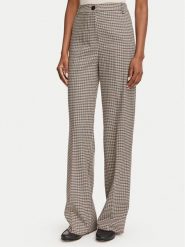 Marella Spodnie materiałowe Amato 2625136141 Beżowy Wide Leg. Brązowe spodnie materiałowe Marella, bez wzorów, z materiału. Za 534.99 zł.