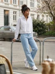 Dresowa bluza half-zip z cyrkoniami - szary. Szare bluzy Sinsay, l, bez wzorów, z dresówki, bez ramiączek, bez kaptura. Za 49.99 zł.