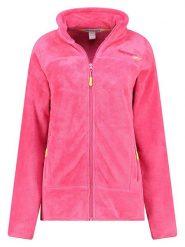 ANAPURNA Kurtka polarowa "Uternel" w kolorze różowym rozmiar: M. Różowe kurtki ANAPURNA, m, bez wzorów, z polaru, bez kaptura. Za 73.99 zł.