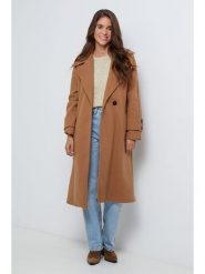 L'armoire de Suzette Płaszcz przejściowy w kolorze jasnobrązowym rozmiar: 34. Brązowe płaszcze L'armoire de Suzette, l, bez wzorów, klasyczne, bez kaptura. Za 143.99 zł.