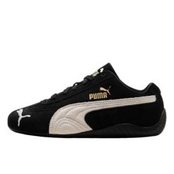 Buty do chodzenia dla dorosłych Puma Speedcat OG Black White. Czarne buty treningowe Puma, bez wzorów, z materiału, bez zapięcia, trekkingowe. Za 860.11 zł.