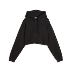 Damska gruba bluza z kapturem PUMA x HYROX PUMA. Czarne bluzy z kapturem Puma, l, bez wzorów, z bawełny, z kapturem, na fitness i siłownię. Za 329.00 zł.