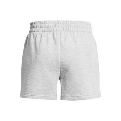 Spodenki damskie komfortowe Under Armour 1382723. Szare szorty sportowe Under Armour, bez wzorów, na fitness i siłownię. Za 169.99 zł.