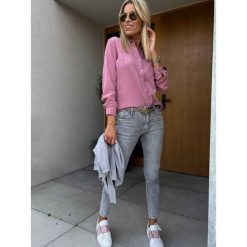 Koszula Royal Dusty Pink. Różowe koszule ClothStore, l, bez wzorów, z jeansu, bez kołnierzyka, bez ramiączek. Za 149.00 zł.