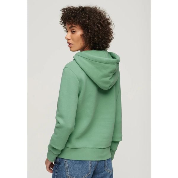 Bluza damska z kapturem Superdry. Zielone bluzy Superdry, xs, bez wzorów, z bawełny, klasyczne, bez ramiączek, z kapturem. Za 296.00 zł.