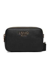 Liu Jo Torebka AF6100 ES039 Czarny. Czarne listonoszki Liu Jo, bez wzorów, ze skóry, bez dodatków. Za 429.99 zł.