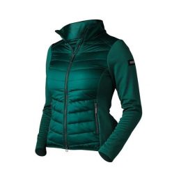 Damska kurtka jeździecka zapinana na zamek Equestrian Stockholm Active Performan. Zielone kurtki EQUESTRIAN STOCKHOLM, l, bez wzorów, z materiału, eleganckie, bez kaptura. Za 808.15 zł.