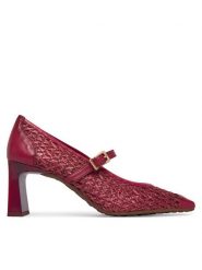 Hispanitas Czółenka RHV264609 C006 Bordowy. Czerwone czółenka Hispanitas, bez wzorów, z materiału, bez obcasa, bez zapięcia. Za 609.99 zł.