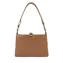 Torebka Furla. Brązowe torebki klasyczne Furla, bez wzorów, klasyczne, bez dodatków. Za 1,239.00 zł.
