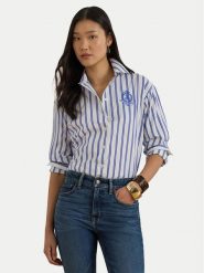 LAUREN RALPH LAUREN Koszula 200P08746001 Niebieski Relaxed Fit. Niebieskie koszule Lauren Ralph Lauren, xl, bez wzorów, z bawełny, bez kołnierzyka, bez ramiączek. Za 988.99 zł.