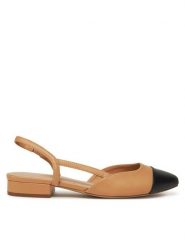 Aldo Czółenka Clementinne 13773283 Beżowy. Brązowe czółenka Aldo, bez wzorów, ze skóry, bez obcasa, bez zapięcia. Za 179.99 zł.