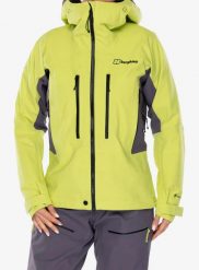 Kurtka GORE TEX damska Berghaus Extrem Vanguard GTX Jkt AF. Żółte kurtki Berghaus, xs, bez wzorów, z gore-texu, bez kaptura. Za 2,308.89 zł.