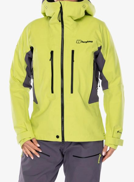 Kurtka GORE TEX damska Berghaus Extrem Vanguard GTX Jkt AF. Żółte kurtki Berghaus, xs, bez wzorów, z gore-texu, bez kaptura. Za 2,308.89 zł.