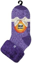Skarpetki damskie Heat Holders Lounge Abspurple - 37-42. Fioletowe skarpetki HEAT HOLDERS, bez wzorów, z bawełny. Za 136.99 zł.