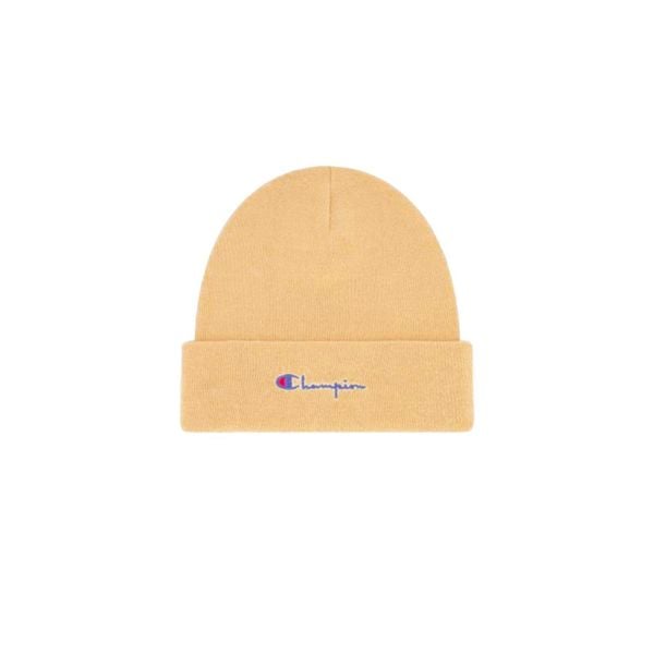 Czapka dla dorosłych Champion Beanie. Brązowe czapki zimowe Champion, bez wzorów, z poliesteru, sportowe. W wyprzedaży za 68.00 zł.