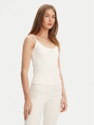 Guess Top V5RP09 KCD02 Écru Regular Fit. Topy Guess, xs, z aplikacjami, z syntetyku, bez kołnierzyka, bez ramiączek. Za 199.99 zł.