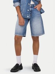 ONLY Bermudy Mate 15340976 Niebieski Baggy Fit. Niebieskie szorty ONLY, bez wzorów, z bawełny. Za 189.99 zł.