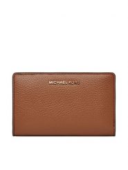 MICHAEL Michael Kors Duży Portfel Damski 32R4G8ED6L Brązowy. Brązowe portfele MICHAEL Michael Kors, bez wzorów, ze skóry. Za 369.99 zł.