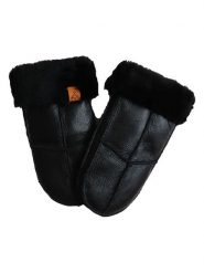 Kaiser Naturfellprodukte Wełniane rękawiczki "Nappa" w kolorze czarnym rozmiar: 8. Czarne rękawiczki Kaiser Naturfellprodukte, bez wzorów, z materiału. Za 82.99 zł.