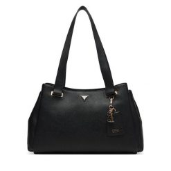 Torebka Guess. Czarne torebki klasyczne Guess, z aplikacjami, klasyczne, bez dodatków. Za 719.99 zł.