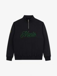 MANTO bluza ONE czarna. Czarne bluzy MANTO, xs, bez wzorów, z bawełny, bez ramiączek, bez kaptura. Za 279.00 zł.