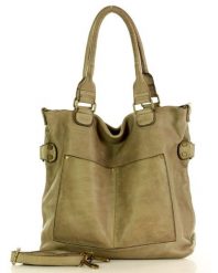 Torebka damska beżowa MARCO MAZZINI v7o. Brązowe shopper bag MARCO MAZZINI, bez wzorów, ze skóry, biznesowe, duże, bez dodatków. Za 599.00 zł.
