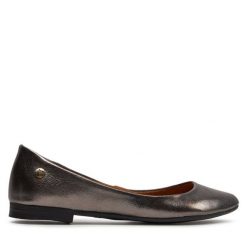 Baleriny Maciejka. Szare baleriny Maciejka, bez wzorów, bez obcasa, bez zapięcia. Za 259.99 zł.