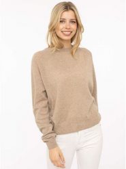 Zwillingsherz Sweter "Blogger" w kolorze beżowym rozmiar: M. Brązowe swetry Zwillingsherz, m, bez wzorów, z kaszmiru, bez ramiączek. Za 374.95 zł.