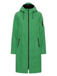 Ilse Jacobsen Płaszcz softshellowy w kolorze zielonym rozmiar: 40. Zielone płaszcze Ilse Jacobsen, bez wzorów, sportowe, bez kaptura. Za 271.67 zł.