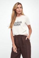 Bluzka damska ELISABETTA FRANCHI. Bluzki Elisabetta Franchi, bez wzorów, bez kołnierzyka, bez ramiączek. Za 1,249.00 zł.