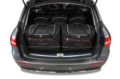 Torby Do Bagażnika Mercedes-Benz E Kombi 2016-2023 5Szt Kjust. Czarne torby podróżne KJUST, bez wzorów, z kauczuku. Za 1,633.00 zł.