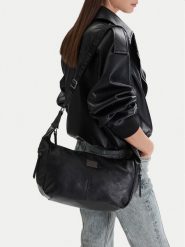 G-Star Raw Torebka C-LDA5453B Czarny. Czarne listonoszki G-Star Raw, bez wzorów, z materiału, retro, bez dodatków. Za 179.99 zł.