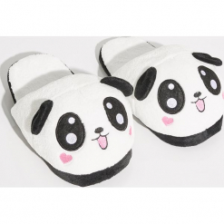 Kapcie pandy - Biały. Kapcie marki Sinsay. Za 39.99 zł.