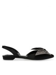 Steve Madden Baleriny SM11003006-486 Czarny. Czarne baleriny Steve Madden, bez wzorów, z materiału, bez obcasa, bez zapięcia. Za 309.99 zł.