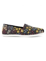 TOMS Espadryle w kolorze czarnym ze wzorem rozmiar: 38,5. Czarne espadryle TOMS, bez wzorów, bez obcasa. Za 167.67 zł.