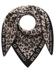 Zwillingsherz Chusta trójkątna w kolorze beżowo-czarnym z dodatkiem wełny - 200 x 100 cm rozmiar: onesize. Brązowe chusty Zwillingsherz, bez wzorów, z materiału. Za 222.94 zł.