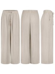 Eight2Nine Spodnie w kolorze beżowym rozmiar: S. Brązowe spodnie materiałowe Eight2Nine, bez wzorów, z materiału. Za 82.99 zł.