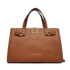 Torebka LOVE MOSCHINO. Brązowe torebki klasyczne Love Moschino, bez wzorów, klasyczne, bez dodatków. Za 1,009.00 zł.