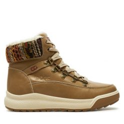 Botki Lee Cooper. Brązowe botki Lee Cooper, bez wzorów, bez obcasa, na płaskiej podeszwie, bez zapięcia. Za 159.99 zł.